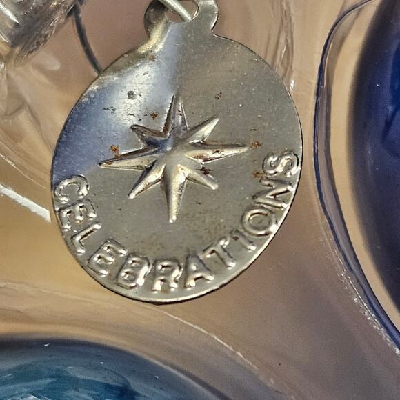 RARE Radko Hand Crafter Mini Glass Celebrations Chirstmas balls Tree Decoration - Picture 5 of 7